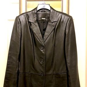 Women’s tribal leather jacket